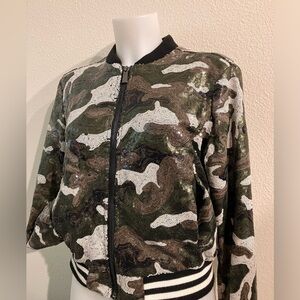Nanette Lepore sequin Camo jacket!